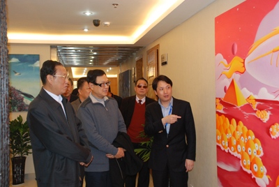 国际徽商协会领导莅临中环地产考察指导